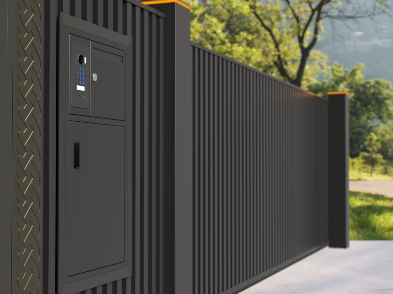 Un portail en aluminium connecté à Aix-en-Provence pour piloter vos accès à distance depuis votre smartphone en toute sécurité