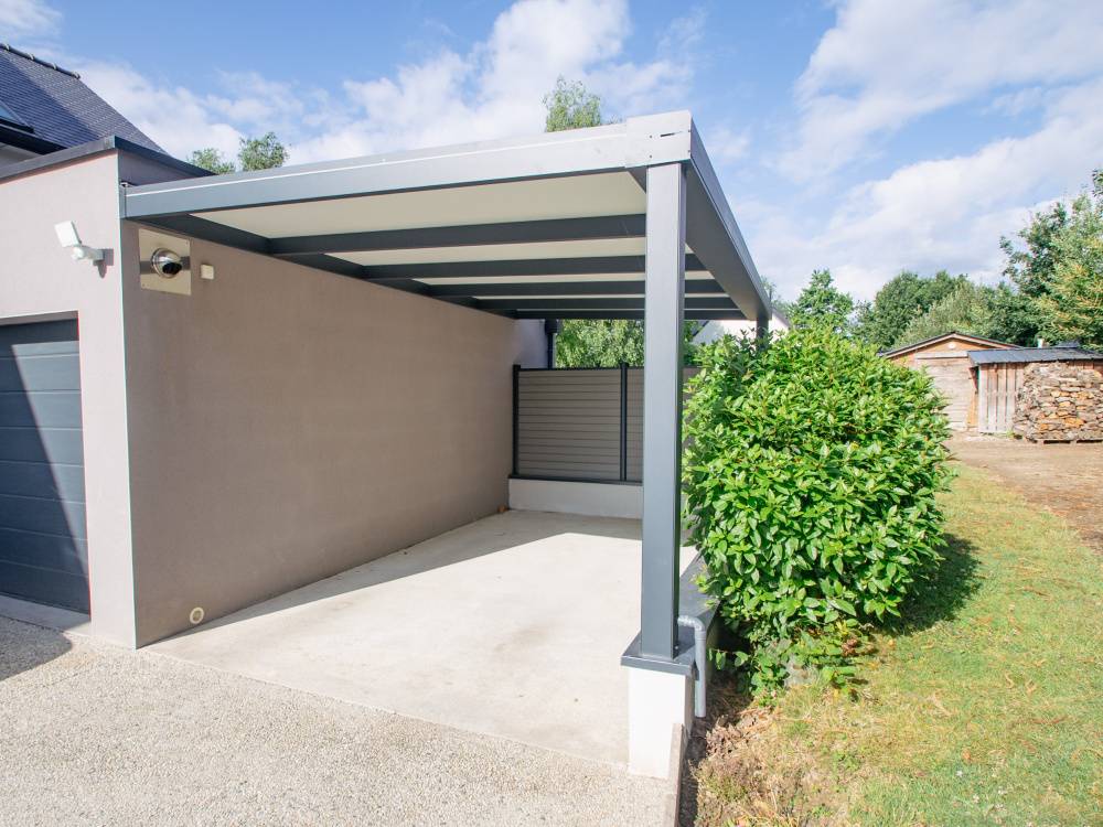 Conception carport aluminium à toit plat Marignane (13700)