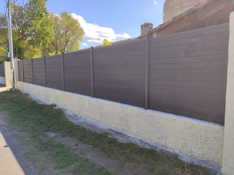 Clôture composite Aix-en-Provence Puyricard