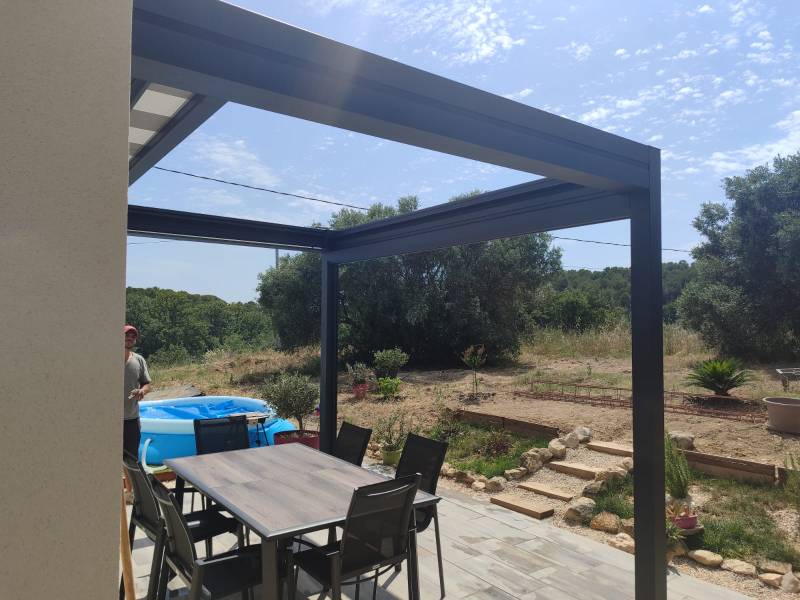Pergolas bioclimatique Daniel Moquet Aix-en-Provence Ventabren