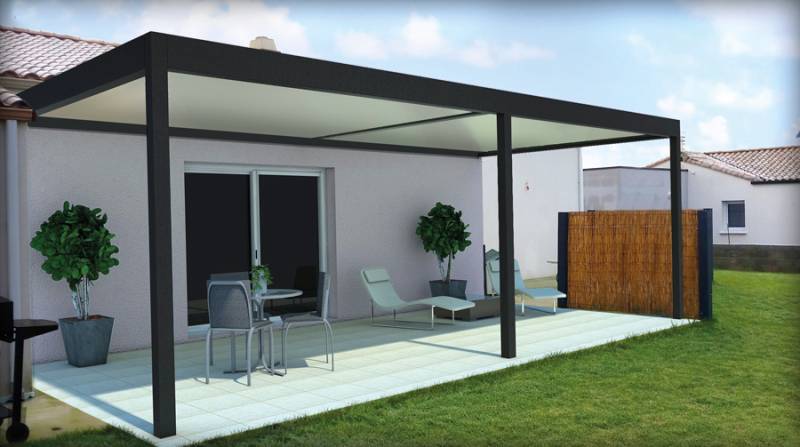 Améliorez l’accueil de vos clients en terrasse grâce à une pergola bioclimatique en aluminium sur mesure pour restaurants à Aix-en-Provence