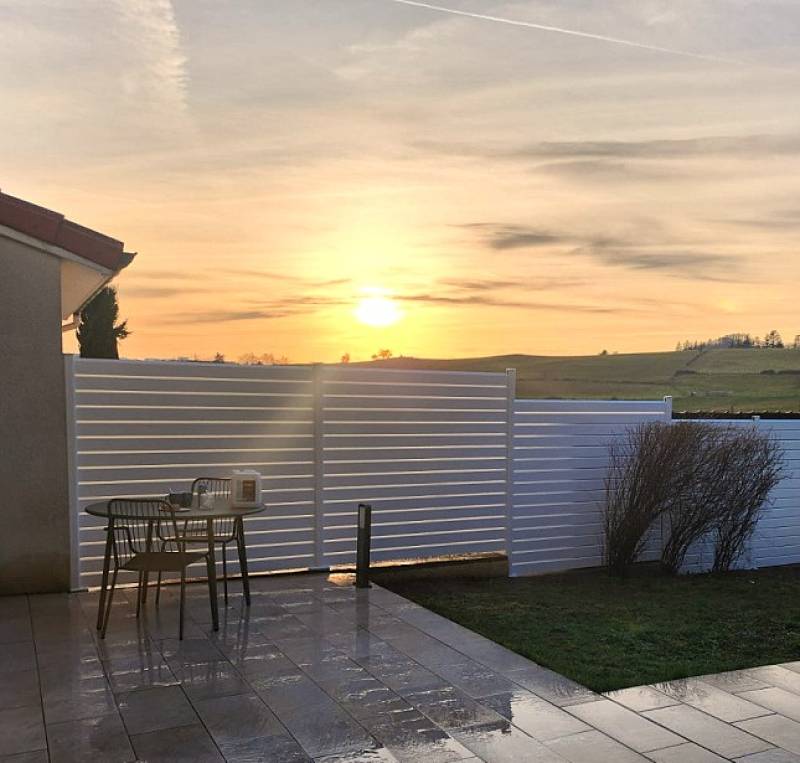 Clôture ajourée en aluminium à Aix-en-Provence