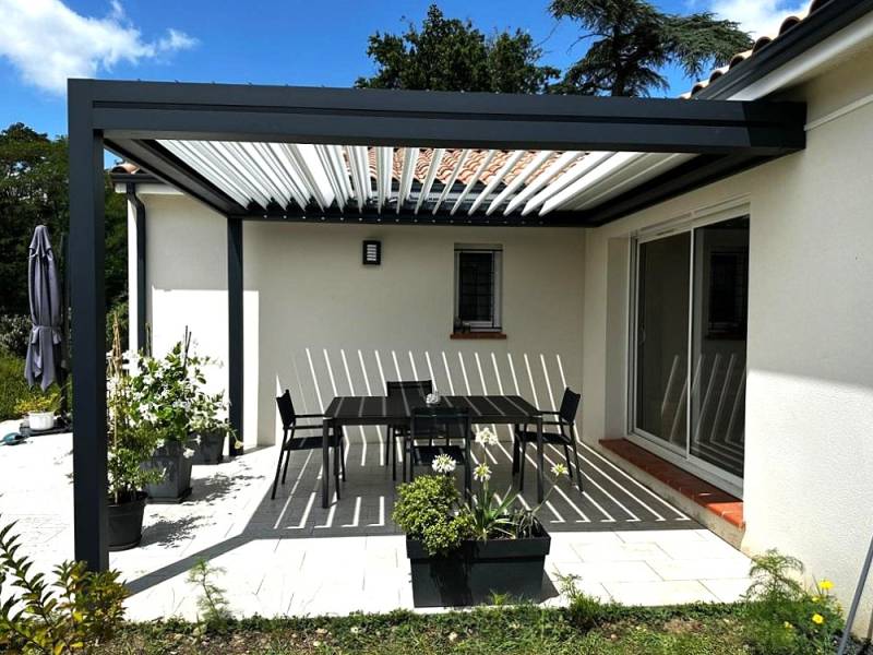 Profiter de votre terrasse toute l’année grâce à une pergola bioclimatique automatisée à Aix-en-Provence