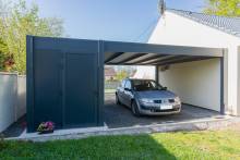 Notre zone d'activité pour ce service Conception carport aluminium à toit plat