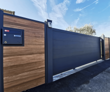 Notre zone d'activité pour ce service Pose d'un portail Hermès aluminium électrique