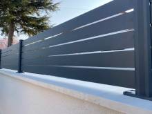 Notre zone d'activité pour ce service Pose d'une clôture aluminium ajourée sur muret