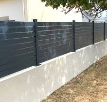 Notre zone d'activité pour ce service Pose d'une clôture aluminium ajourée sur muret