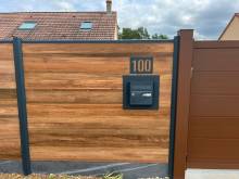 Notre zone d'activité pour ce service Pose barrière clôture pvc grise couleur anthracite