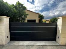 Notre zone d'activité pour ce service Pose d'un portail Hermès aluminium électrique